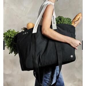Hexclad Luxury Tote Bag  100% Recycled Cotton Canvas New XL 22” x 15” X 10”